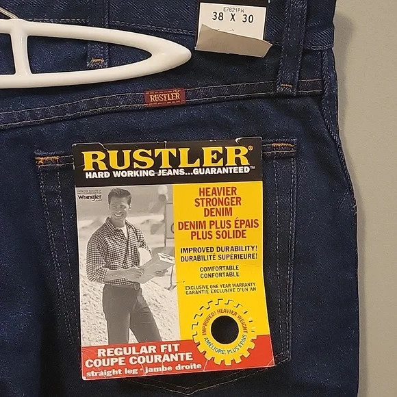 Mens Rustler Jeans - Picture 3 of 4